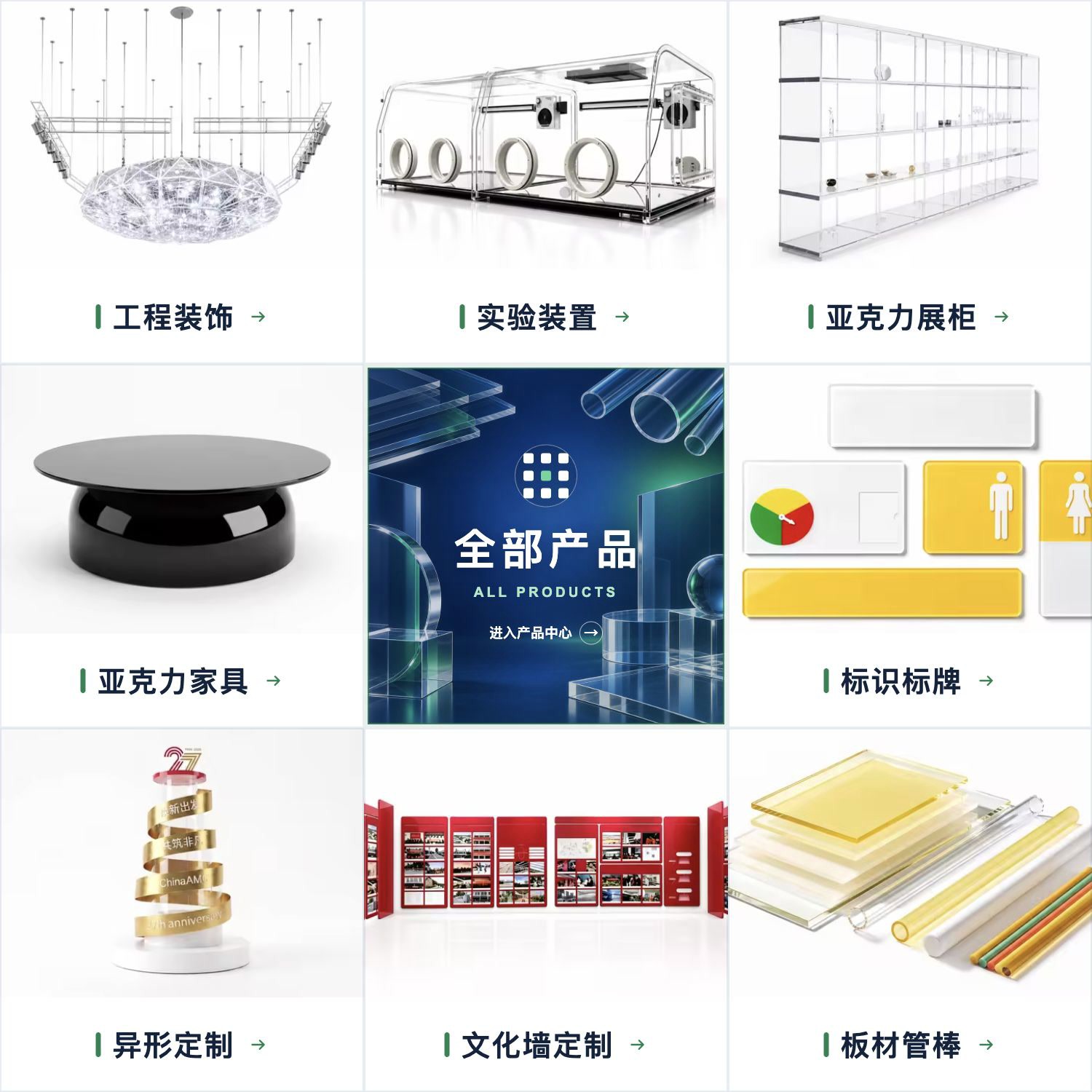 产品分类快捷入口